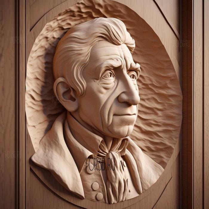 Joseph Haydn 3 stl model for CNC